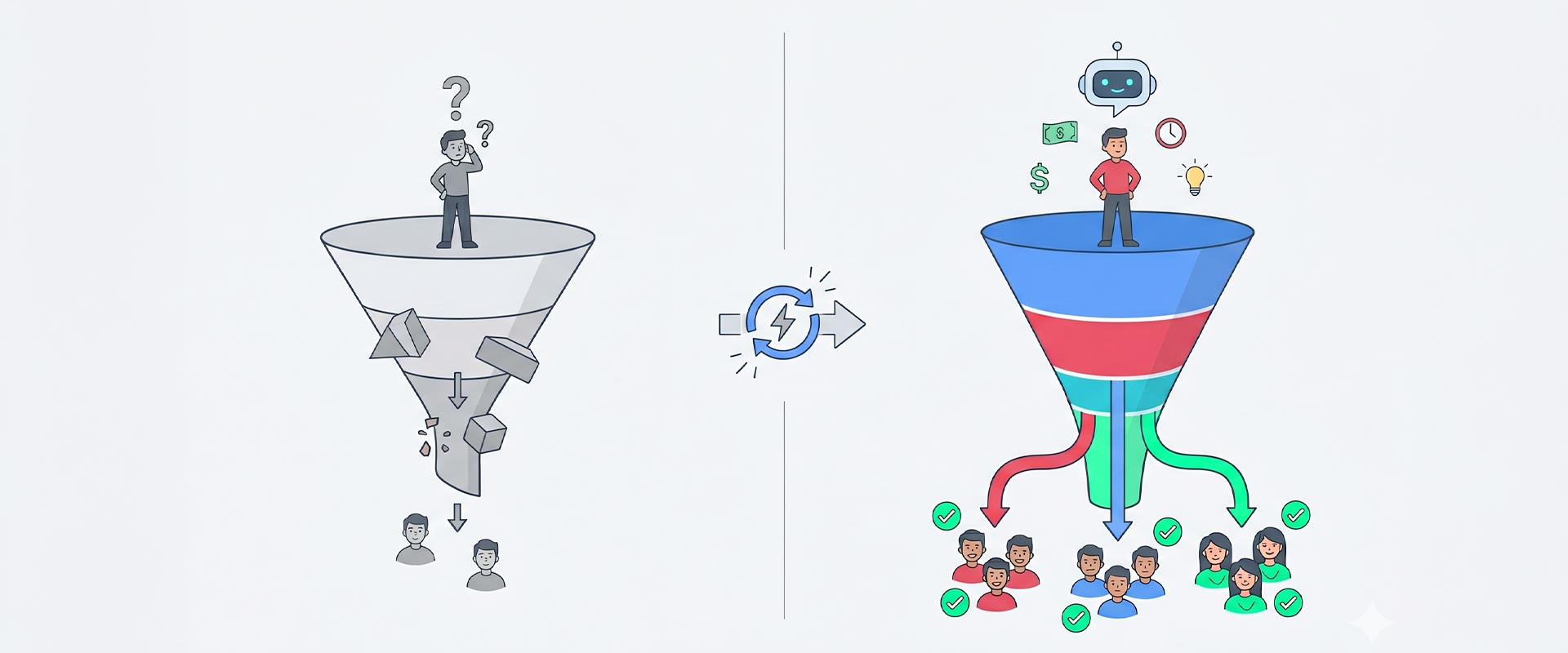 Tunnels de vente IA : le guide pour les professionnels et commerçants